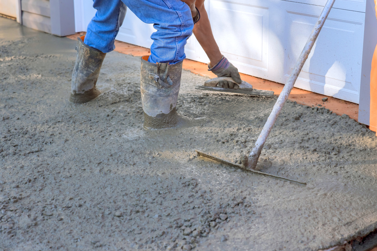 concrete driveway